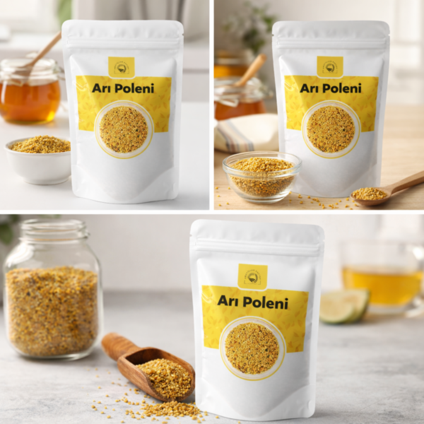 %100 Doğal Ham Arı Poleni (Yerli, Saf ve Katkısız) - 100 gr