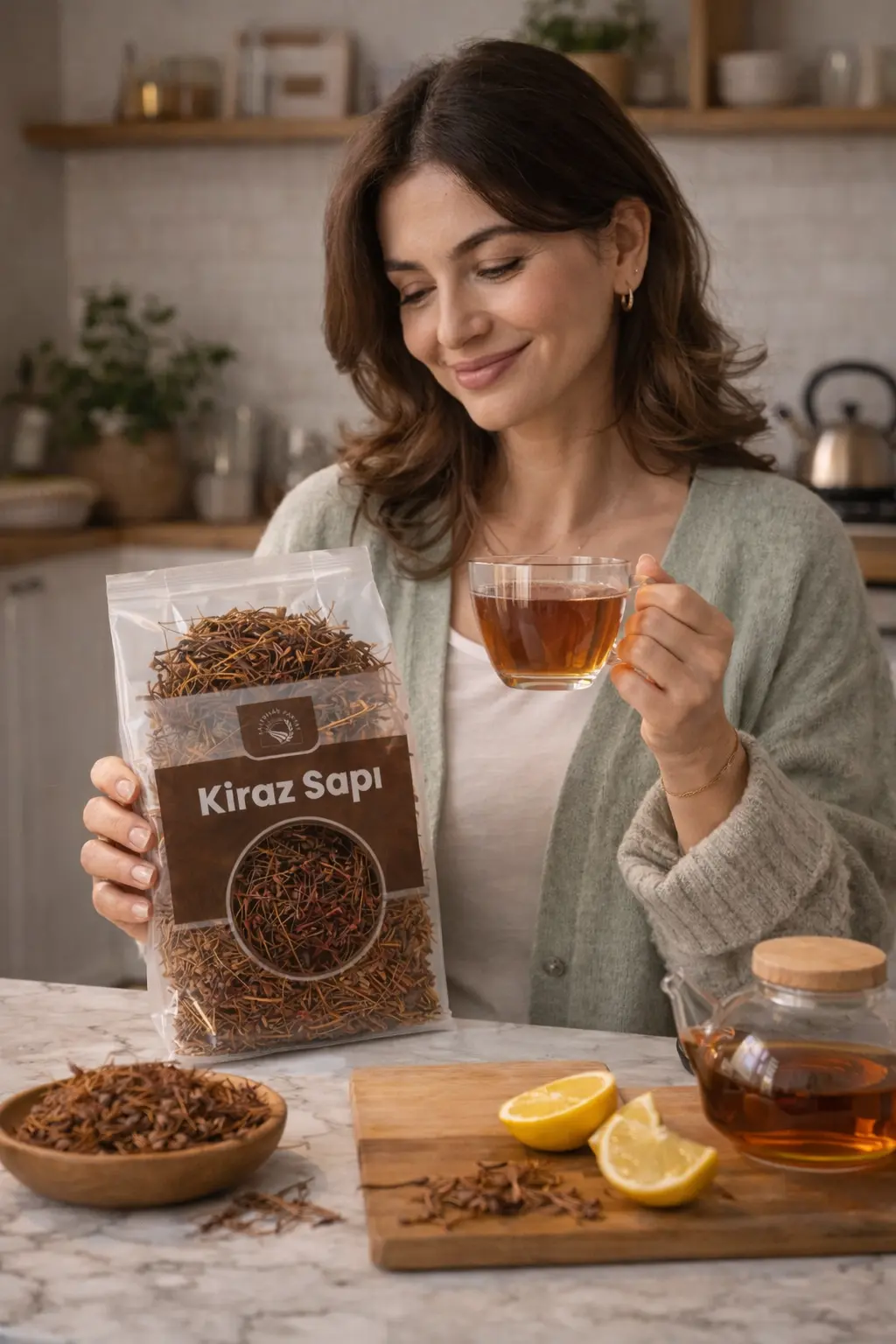 Kuru Kiraz Sapı 50 g - Görsel 2